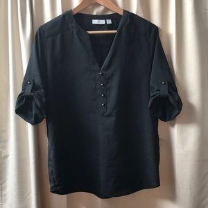 New York & Company Black Blouse